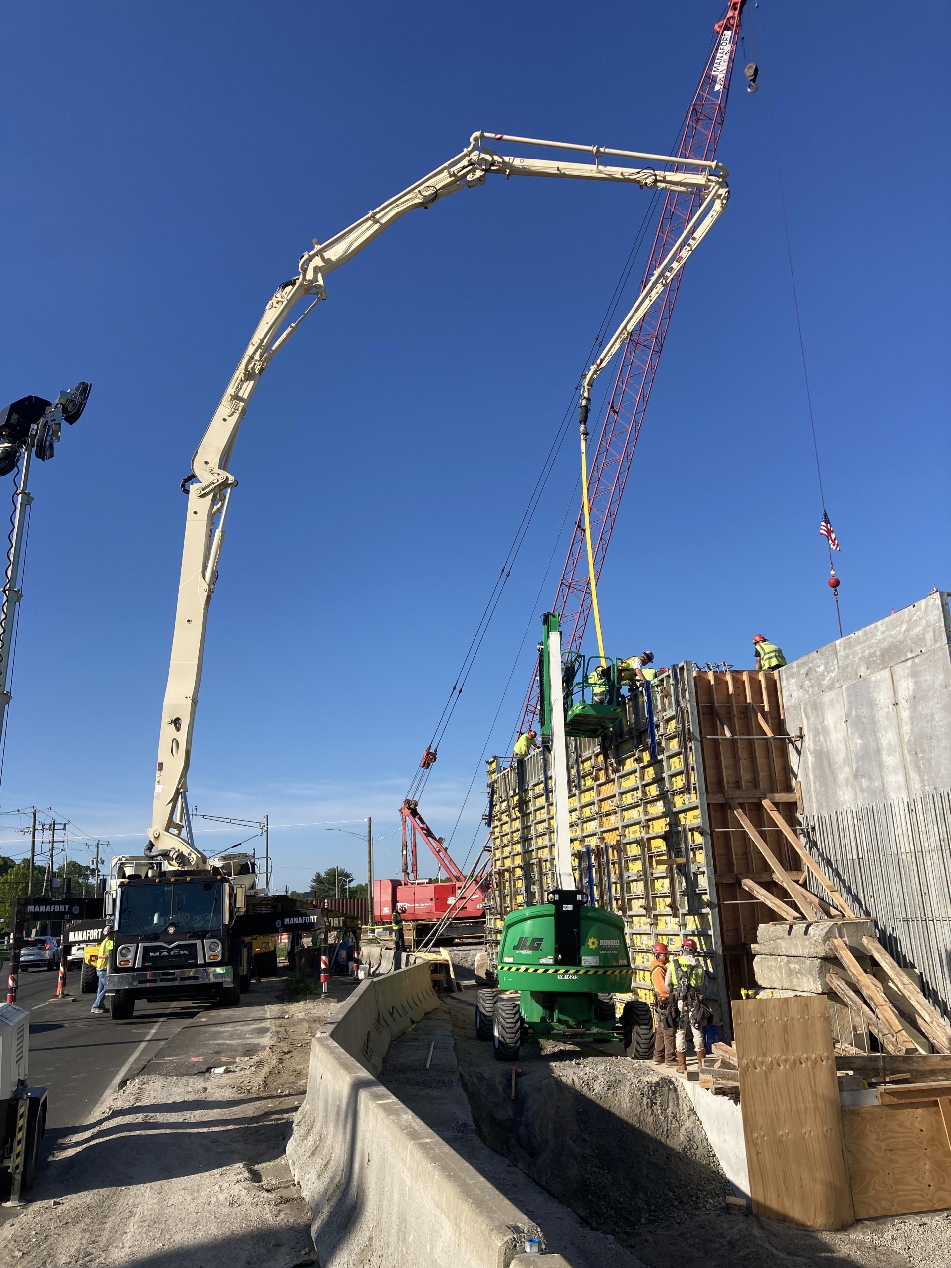 Bridge 250 Abutment 1 - Stage 2 Pour